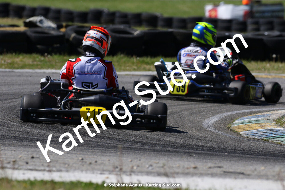 16 & 17/04/2022 : 3ème manche du Championnat du Sud 2022 au circuit d’Aigues-Vives (photos Stéphane Agnus) 2022 — karting