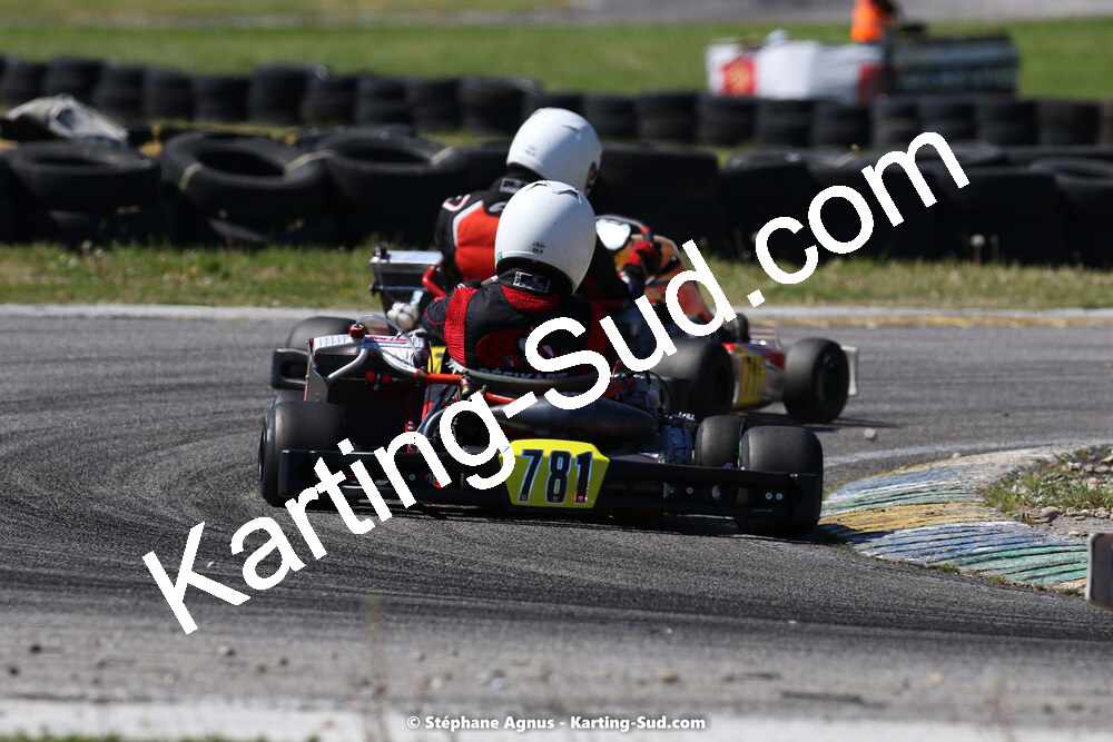 16 & 17/04/2022 : 3ème manche du Championnat du Sud 2022 au circuit d’Aigues-Vives (photos Stéphane Agnus) 2022 — karting