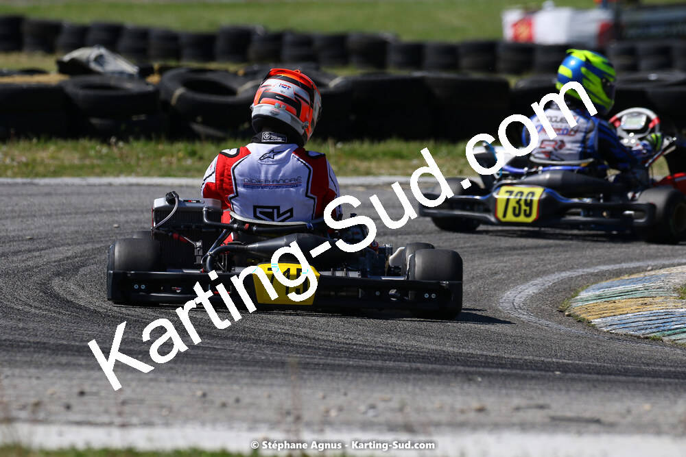 16 & 17/04/2022 : 3ème manche du Championnat du Sud 2022 au circuit d’Aigues-Vives (photos Stéphane Agnus) 2022 — karting