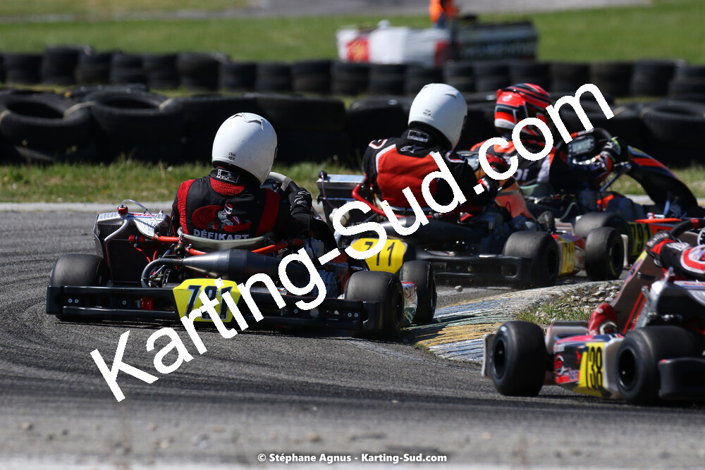 16 & 17/04/2022 : 3ème manche du Championnat du Sud 2022 au circuit d’Aigues-Vives (photos Stéphane Agnus) 2022 — karting