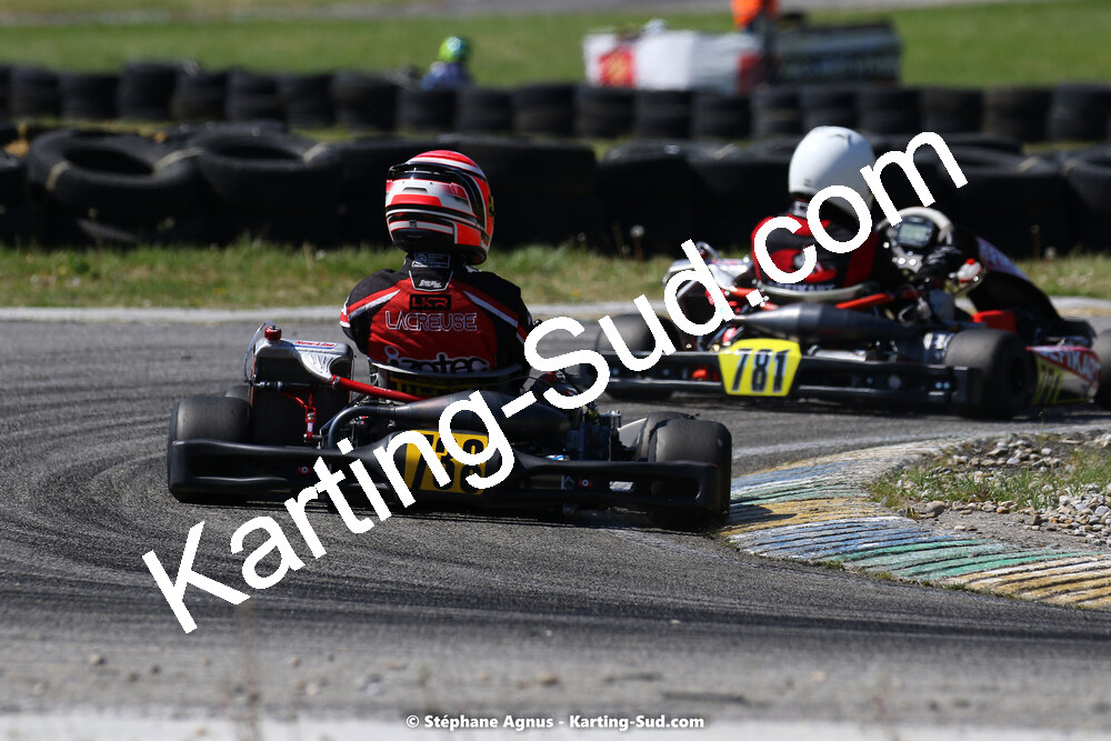 16 & 17/04/2022 : 3ème manche du Championnat du Sud 2022 au circuit d’Aigues-Vives (photos Stéphane Agnus) 2022 — karting