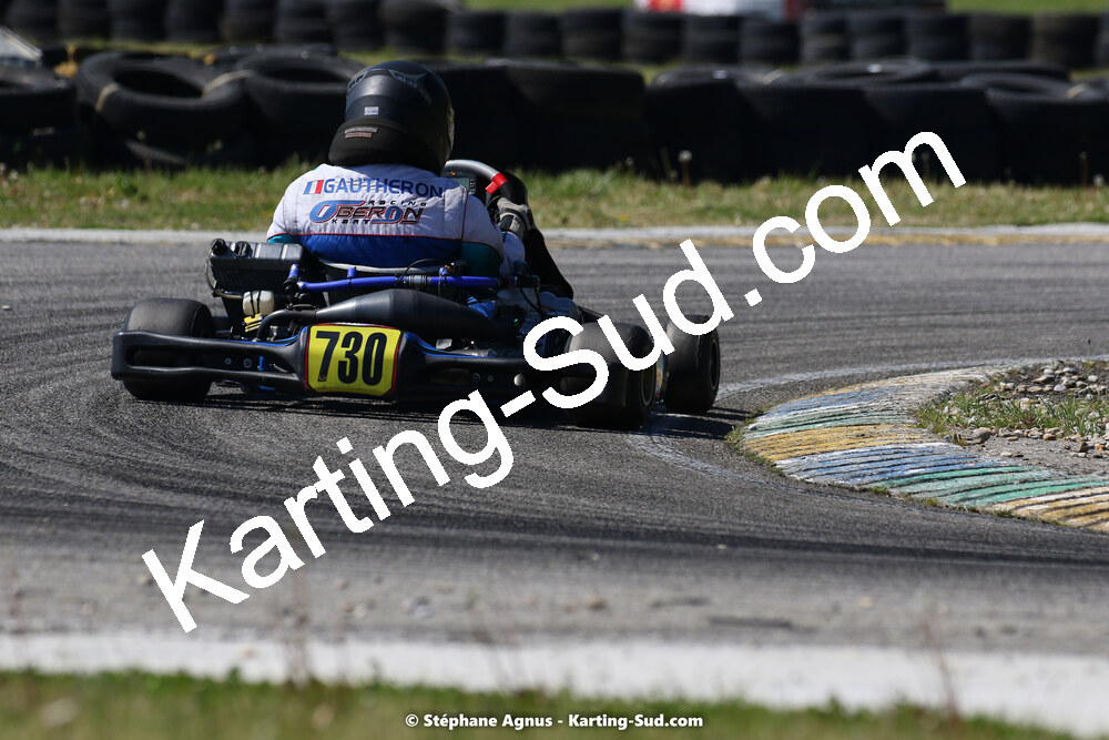 16 & 17/04/2022 : 3ème manche du Championnat du Sud 2022 au circuit d’Aigues-Vives (photos Stéphane Agnus) 2022 — karting