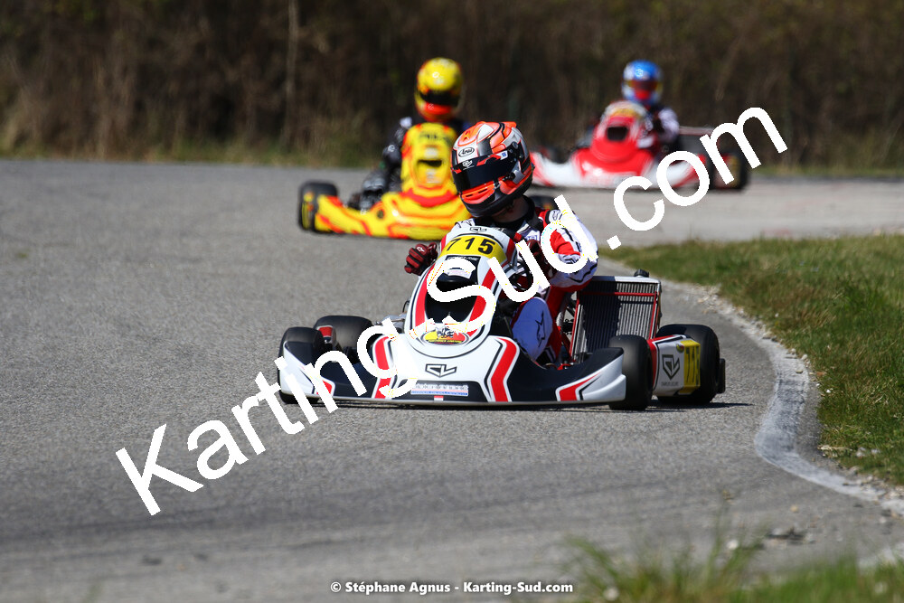16 & 17/04/2022 : 3ème manche du Championnat du Sud 2022 au circuit d’Aigues-Vives (photos Stéphane Agnus) 2022 — karting