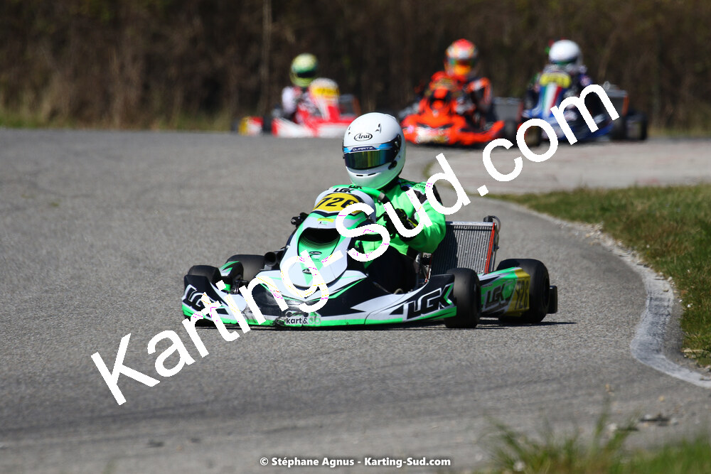 16 & 17/04/2022 : 3ème manche du Championnat du Sud 2022 au circuit d’Aigues-Vives (photos Stéphane Agnus) 2022 — karting