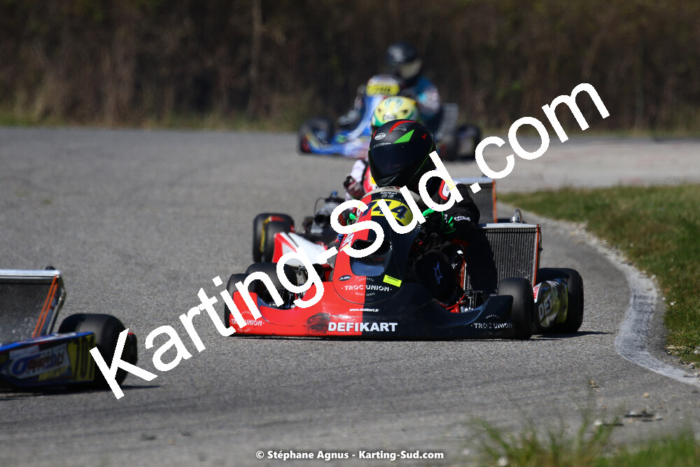 16 & 17/04/2022 : 3ème manche du Championnat du Sud 2022 au circuit d’Aigues-Vives (photos Stéphane Agnus) 2022 — karting