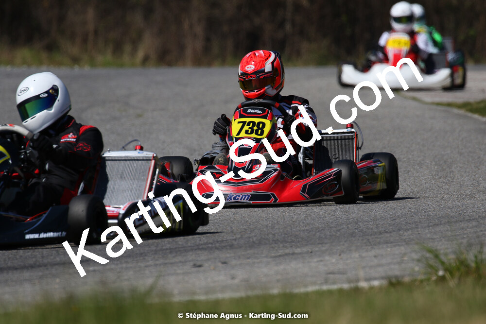 16 & 17/04/2022 : 3ème manche du Championnat du Sud 2022 au circuit d’Aigues-Vives (photos Stéphane Agnus) 2022 — karting