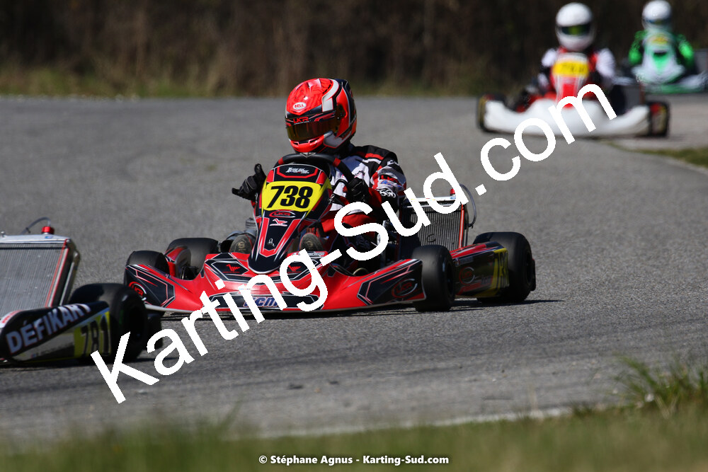 16 & 17/04/2022 : 3ème manche du Championnat du Sud 2022 au circuit d’Aigues-Vives (photos Stéphane Agnus) 2022 — karting