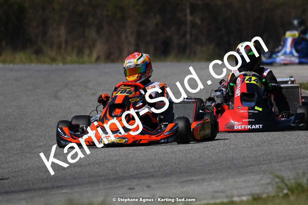 16 & 17/04/2022 : 3ème manche du Championnat du Sud 2022 au circuit d’Aigues-Vives (photos Stéphane Agnus) 2022 — karting