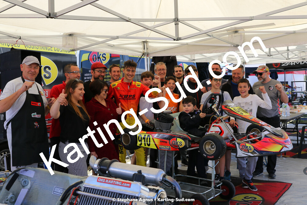 16 & 17/04/2022 : 3ème manche du Championnat du Sud 2022 au circuit d’Aigues-Vives (photos Stéphane Agnus) 2022 — karting
