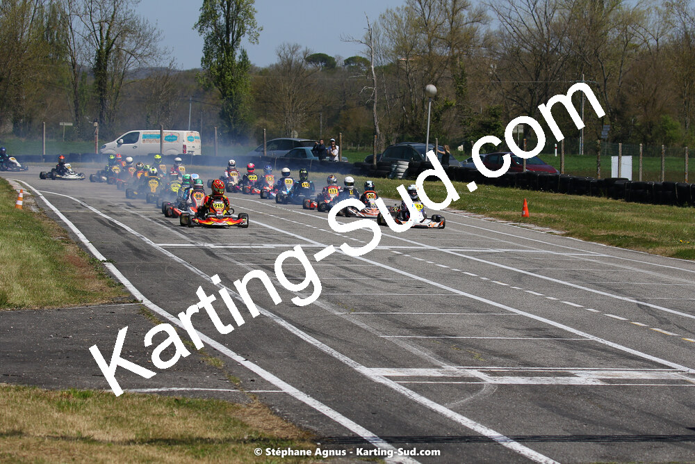16 & 17/04/2022 : 3ème manche du Championnat du Sud 2022 au circuit d’Aigues-Vives (photos Stéphane Agnus) 2022 — karting