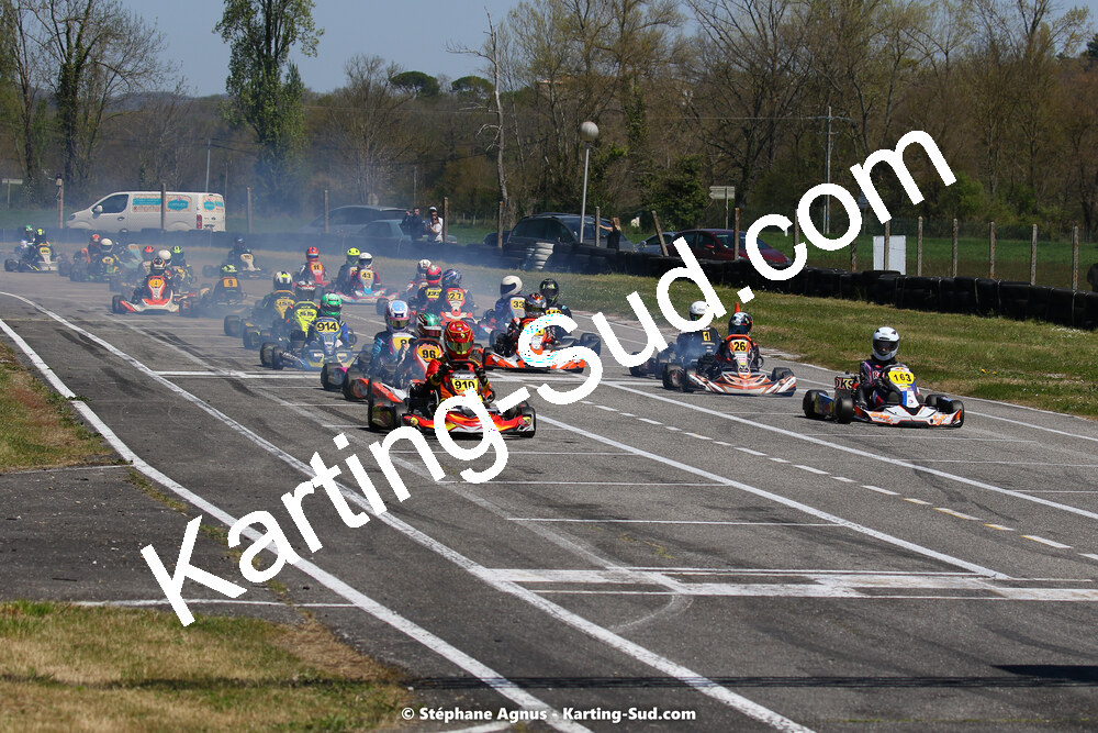 16 & 17/04/2022 : 3ème manche du Championnat du Sud 2022 au circuit d’Aigues-Vives (photos Stéphane Agnus) 2022 — karting