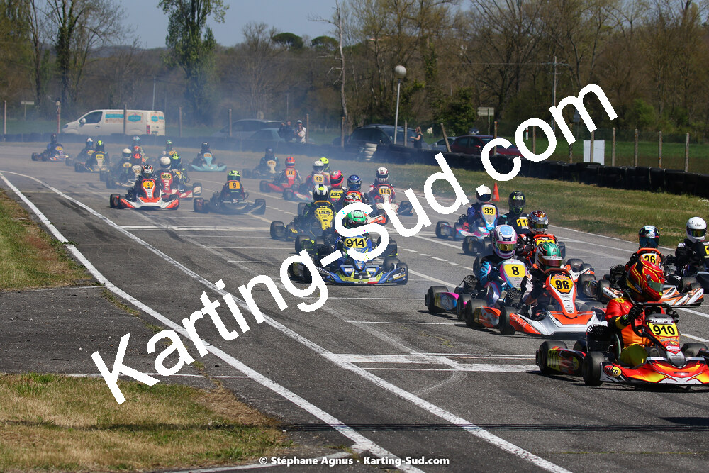 16 & 17/04/2022 : 3ème manche du Championnat du Sud 2022 au circuit d’Aigues-Vives (photos Stéphane Agnus) 2022 — karting