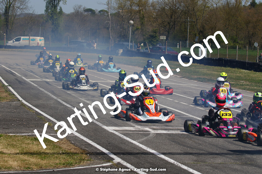 16 & 17/04/2022 : 3ème manche du Championnat du Sud 2022 au circuit d’Aigues-Vives (photos Stéphane Agnus) 2022 — karting