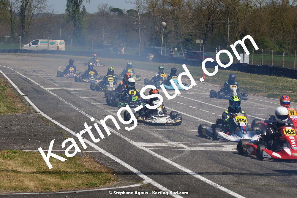 16 & 17/04/2022 : 3ème manche du Championnat du Sud 2022 au circuit d’Aigues-Vives (photos Stéphane Agnus) 2022 — karting