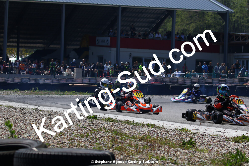 16 & 17/04/2022 : 3ème manche du Championnat du Sud 2022 au circuit d’Aigues-Vives (photos Stéphane Agnus) 2022 — karting