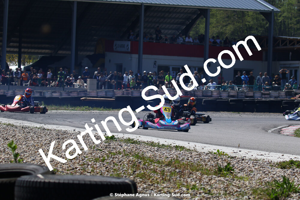 16 & 17/04/2022 : 3ème manche du Championnat du Sud 2022 au circuit d’Aigues-Vives (photos Stéphane Agnus) 2022 — karting