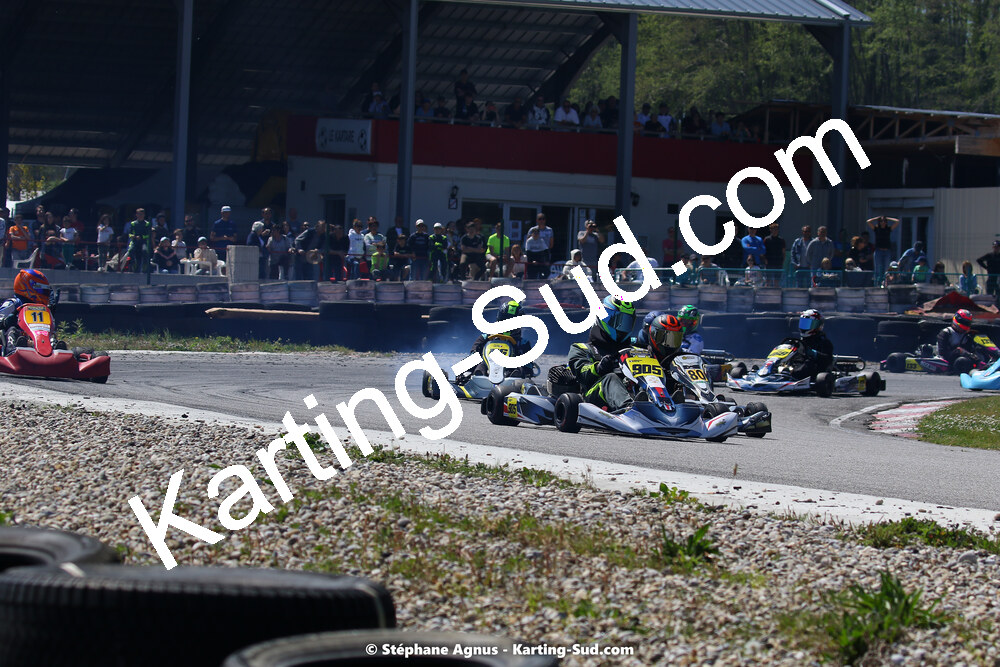 16 & 17/04/2022 : 3ème manche du Championnat du Sud 2022 au circuit d’Aigues-Vives (photos Stéphane Agnus) 2022 — karting