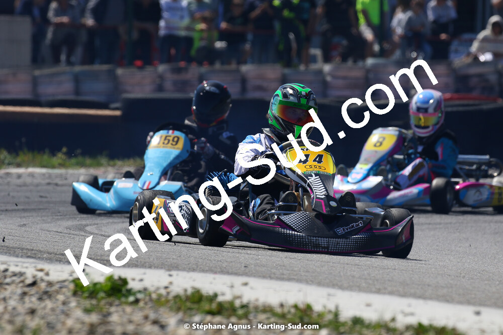 16 & 17/04/2022 : 3ème manche du Championnat du Sud 2022 au circuit d’Aigues-Vives (photos Stéphane Agnus) 2022 — karting
