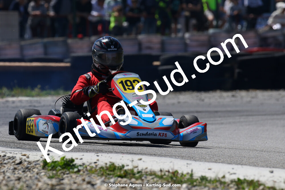 16 & 17/04/2022 : 3ème manche du Championnat du Sud 2022 au circuit d’Aigues-Vives (photos Stéphane Agnus) 2022 — karting