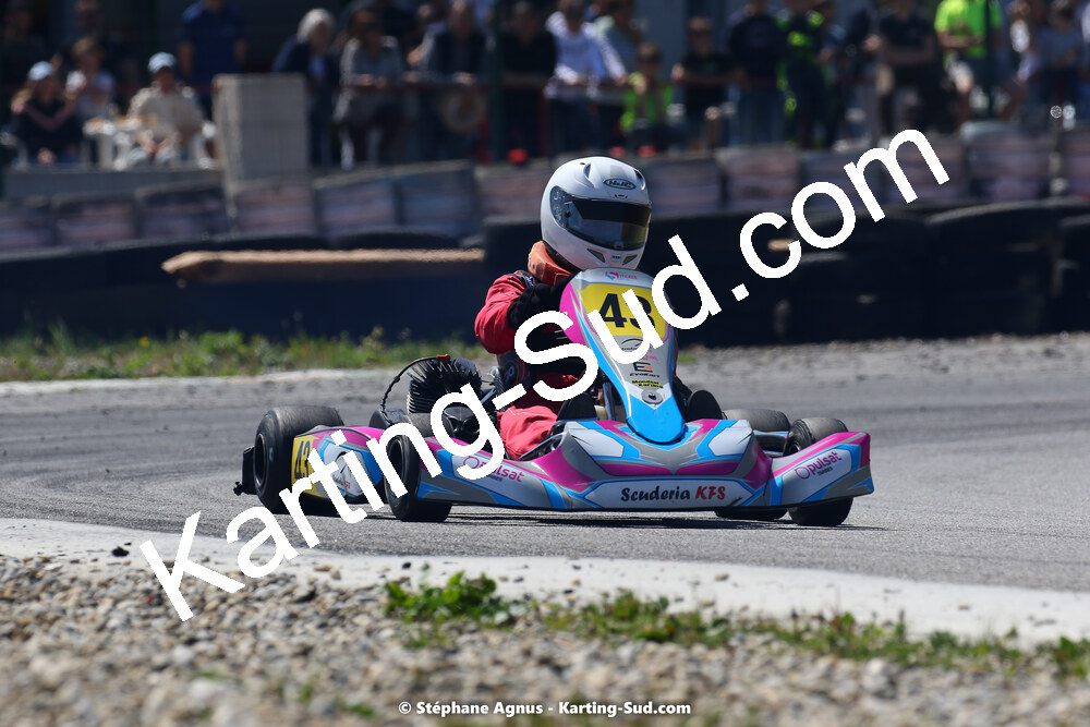 16 & 17/04/2022 : 3ème manche du Championnat du Sud 2022 au circuit d’Aigues-Vives (photos Stéphane Agnus) 2022 — karting