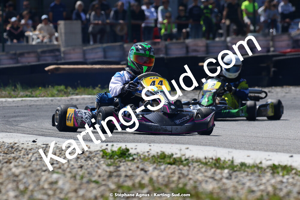 16 & 17/04/2022 : 3ème manche du Championnat du Sud 2022 au circuit d’Aigues-Vives (photos Stéphane Agnus) 2022 — karting