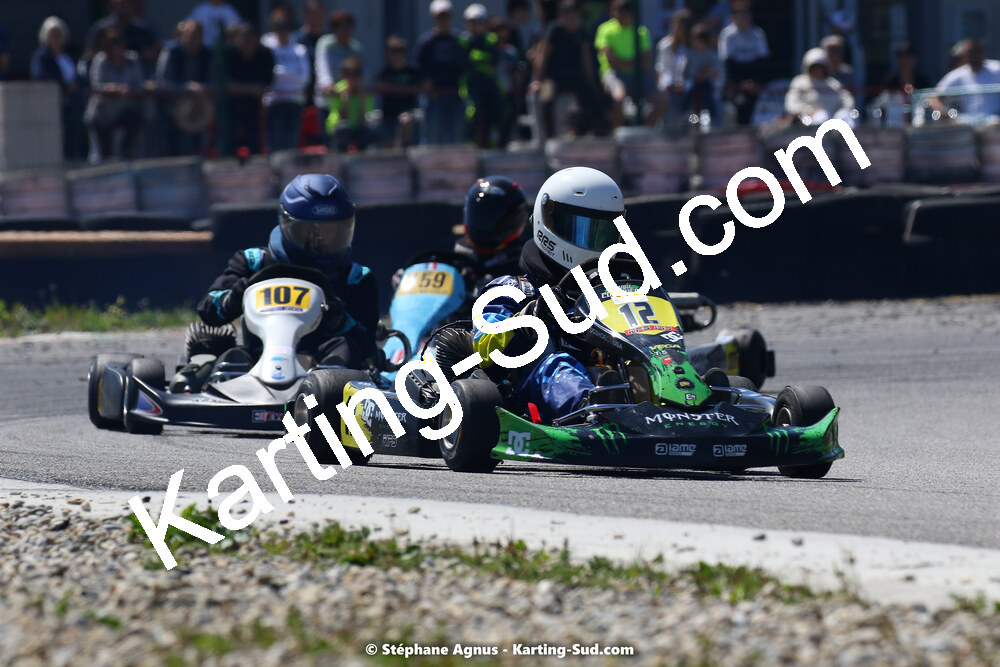 16 & 17/04/2022 : 3ème manche du Championnat du Sud 2022 au circuit d’Aigues-Vives (photos Stéphane Agnus) 2022 — karting