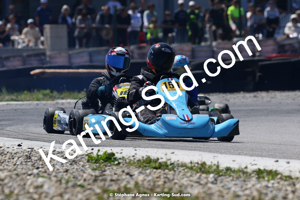 16 & 17/04/2022 : 3ème manche du Championnat du Sud 2022 au circuit d’Aigues-Vives (photos Stéphane Agnus) 2022 — karting
