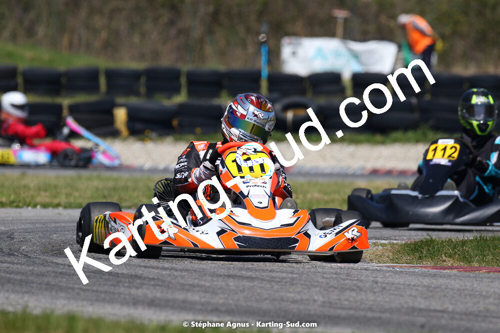 16 & 17/04/2022 : 3ème manche du Championnat du Sud 2022 au circuit d’Aigues-Vives (photos Stéphane Agnus) 2022 — karting