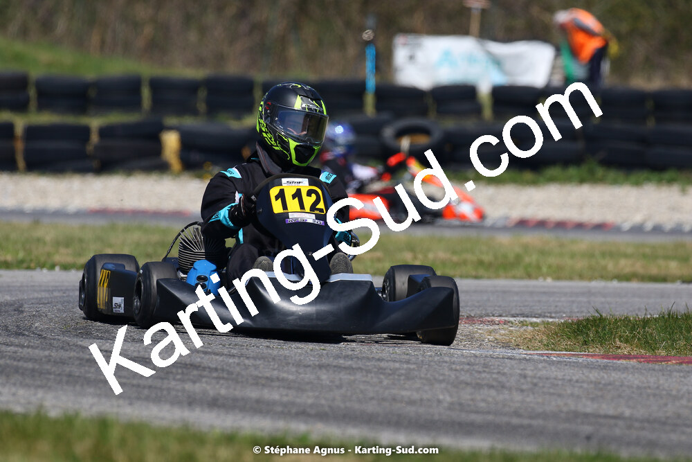 16 & 17/04/2022 : 3ème manche du Championnat du Sud 2022 au circuit d’Aigues-Vives (photos Stéphane Agnus) 2022 — karting