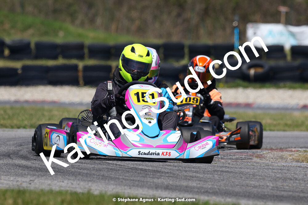 16 & 17/04/2022 : 3ème manche du Championnat du Sud 2022 au circuit d’Aigues-Vives (photos Stéphane Agnus) 2022 — karting