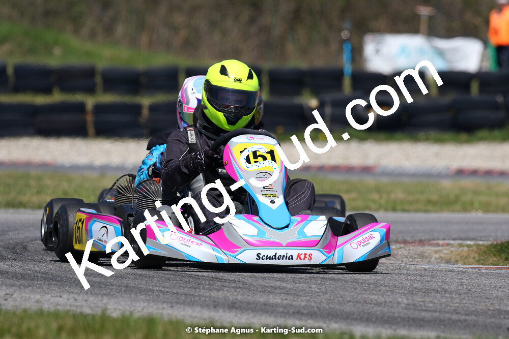 16 & 17/04/2022 : 3ème manche du Championnat du Sud 2022 au circuit d’Aigues-Vives (photos Stéphane Agnus) 2022 — karting