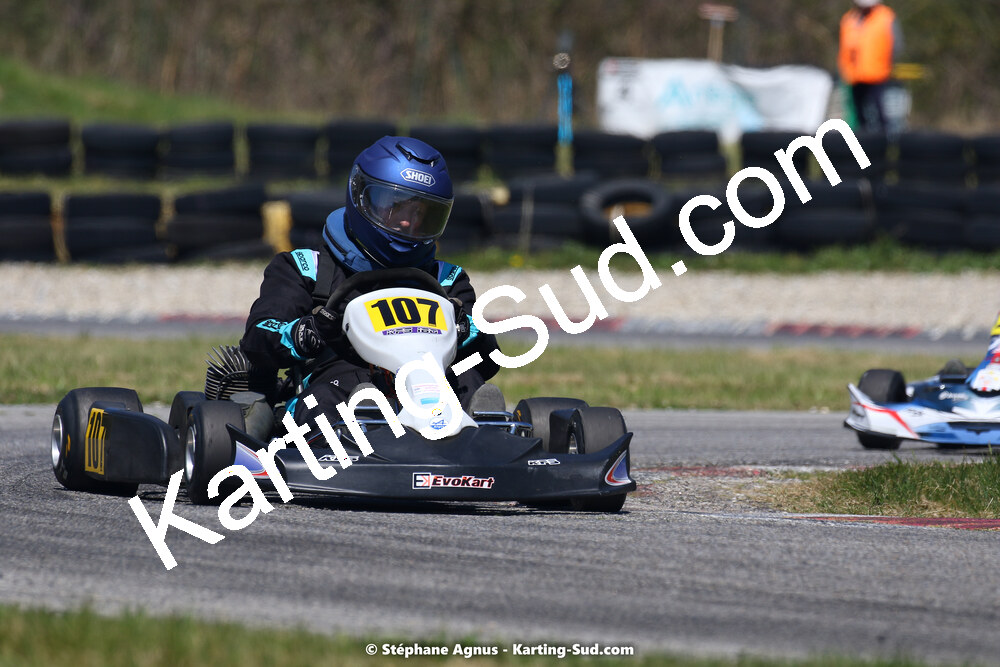 16 & 17/04/2022 : 3ème manche du Championnat du Sud 2022 au circuit d’Aigues-Vives (photos Stéphane Agnus) 2022 — karting