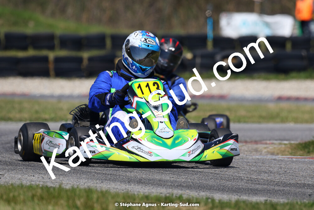 16 & 17/04/2022 : 3ème manche du Championnat du Sud 2022 au circuit d’Aigues-Vives (photos Stéphane Agnus) 2022 — karting