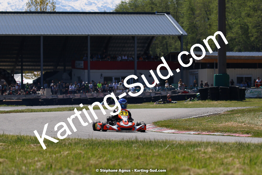 16 & 17/04/2022 : 3ème manche du Championnat du Sud 2022 au circuit d’Aigues-Vives (photos Stéphane Agnus) 2022 — karting