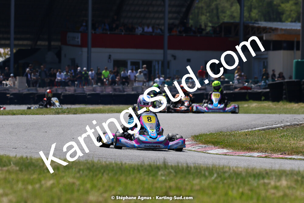 16 & 17/04/2022 : 3ème manche du Championnat du Sud 2022 au circuit d’Aigues-Vives (photos Stéphane Agnus) 2022 — karting
