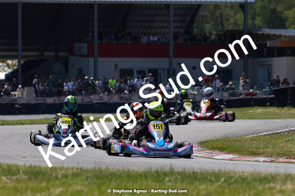 16 & 17/04/2022 : 3ème manche du Championnat du Sud 2022 au circuit d’Aigues-Vives (photos Stéphane Agnus) 2022 — karting