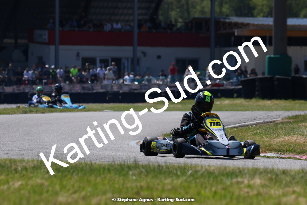 16 & 17/04/2022 : 3ème manche du Championnat du Sud 2022 au circuit d’Aigues-Vives (photos Stéphane Agnus) 2022 — karting