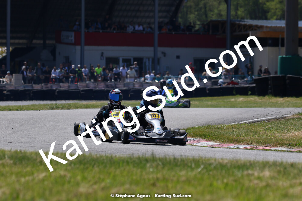 16 & 17/04/2022 : 3ème manche du Championnat du Sud 2022 au circuit d’Aigues-Vives (photos Stéphane Agnus) 2022 — karting