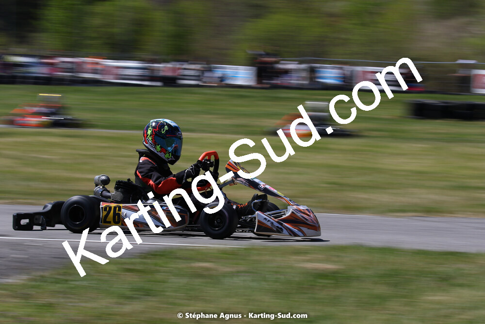 16 & 17/04/2022 : 3ème manche du Championnat du Sud 2022 au circuit d’Aigues-Vives (photos Stéphane Agnus) 2022 — karting