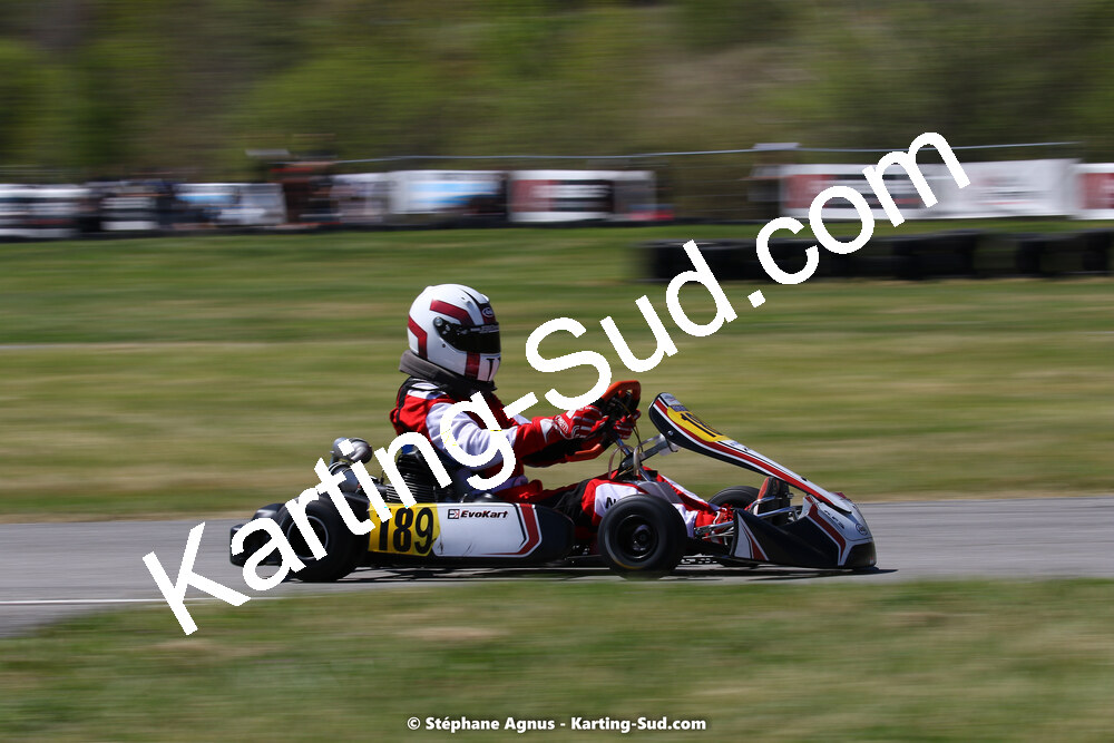 16 & 17/04/2022 : 3ème manche du Championnat du Sud 2022 au circuit d’Aigues-Vives (photos Stéphane Agnus) 2022 — karting