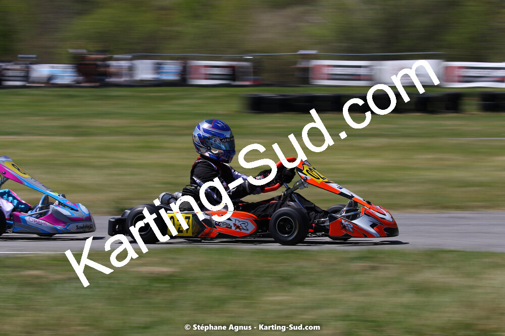 16 & 17/04/2022 : 3ème manche du Championnat du Sud 2022 au circuit d’Aigues-Vives (photos Stéphane Agnus) 2022 — karting