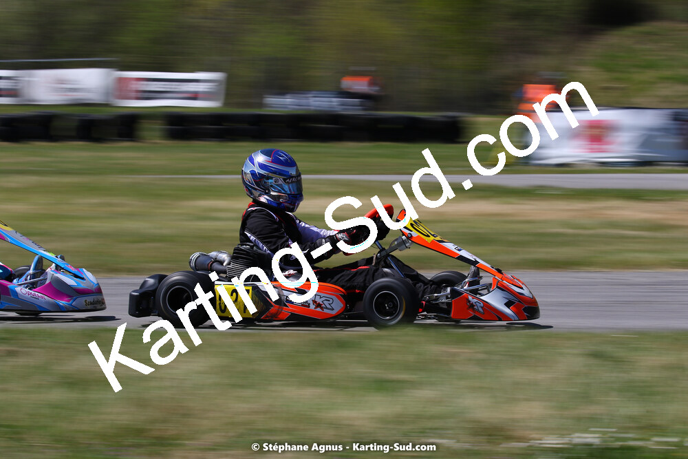 16 & 17/04/2022 : 3ème manche du Championnat du Sud 2022 au circuit d’Aigues-Vives (photos Stéphane Agnus) 2022 — karting