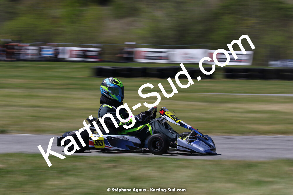 16 & 17/04/2022 : 3ème manche du Championnat du Sud 2022 au circuit d’Aigues-Vives (photos Stéphane Agnus) 2022 — karting