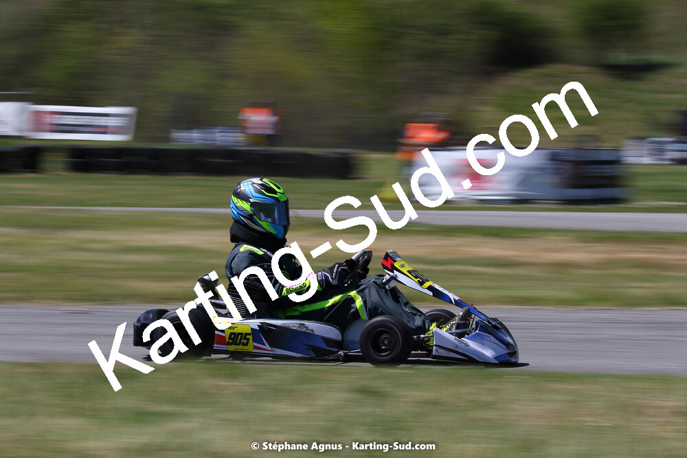 16 & 17/04/2022 : 3ème manche du Championnat du Sud 2022 au circuit d’Aigues-Vives (photos Stéphane Agnus) 2022 — karting