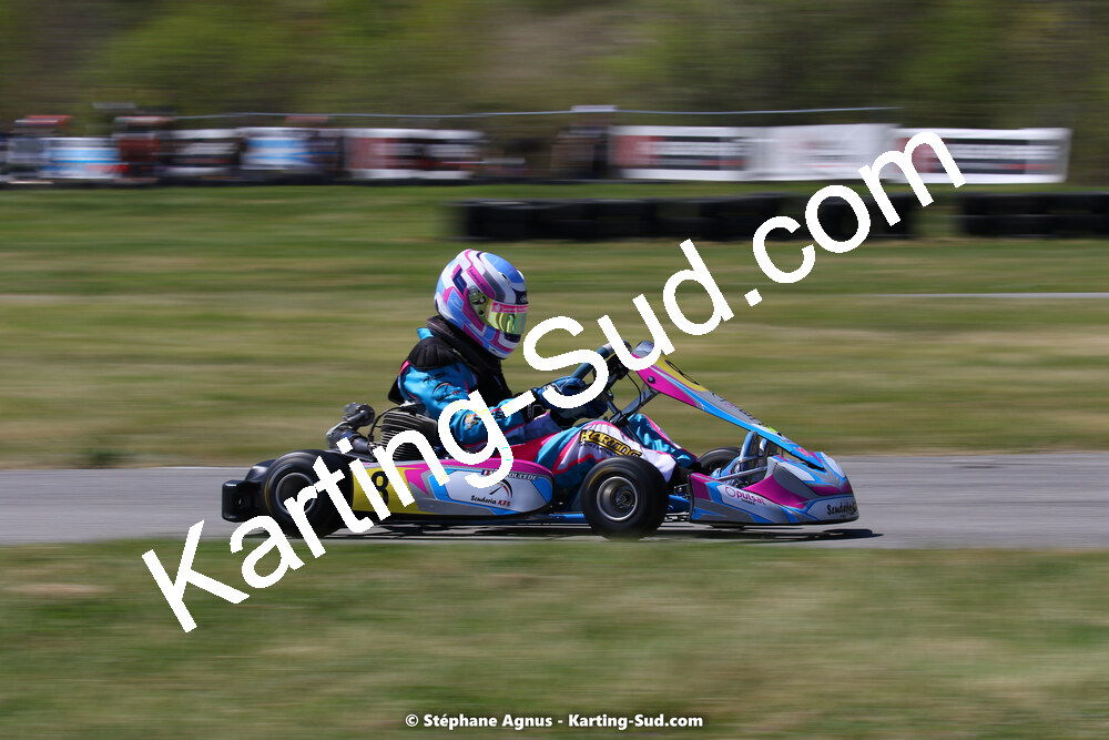 16 & 17/04/2022 : 3ème manche du Championnat du Sud 2022 au circuit d’Aigues-Vives (photos Stéphane Agnus) 2022 — karting