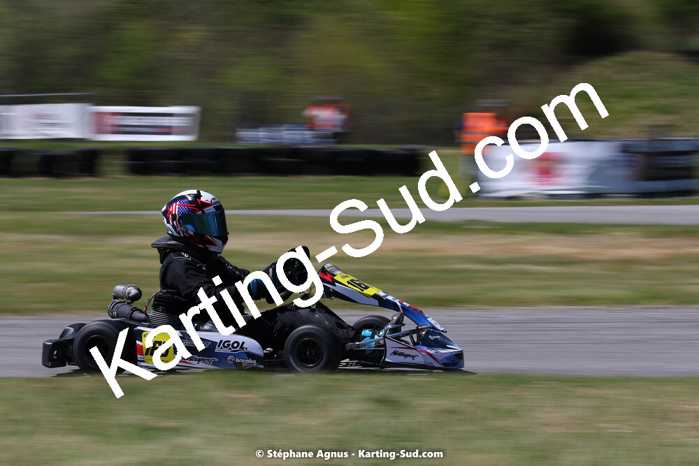 16 & 17/04/2022 : 3ème manche du Championnat du Sud 2022 au circuit d’Aigues-Vives (photos Stéphane Agnus) 2022 — karting