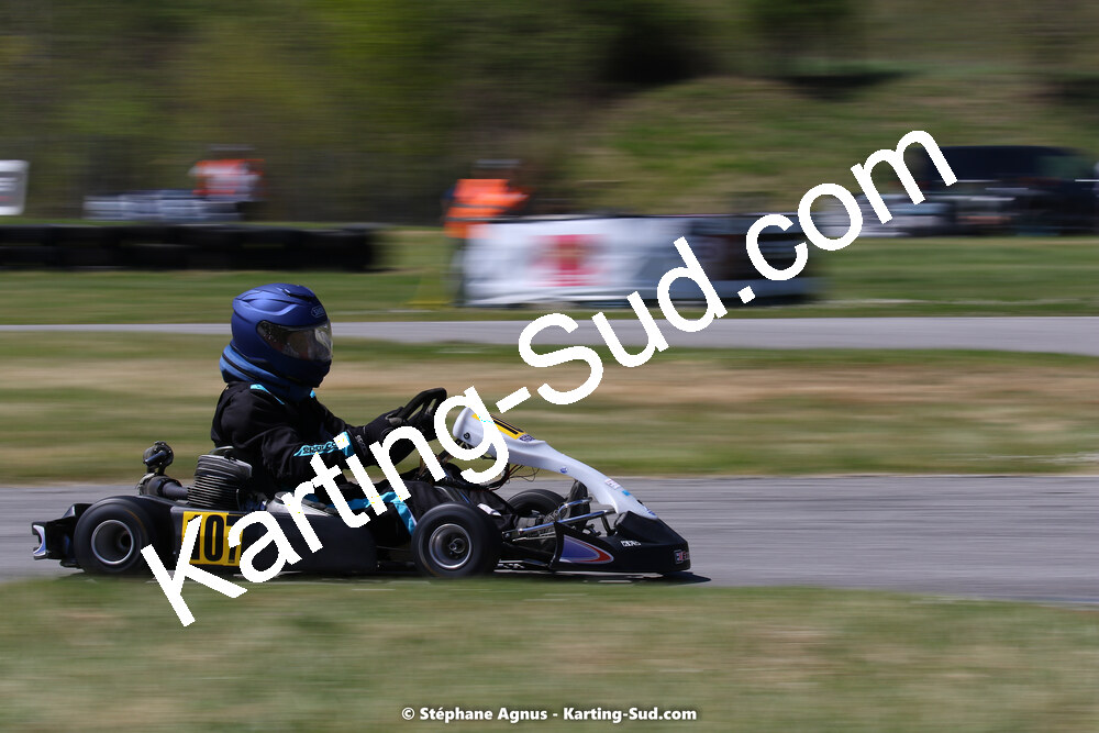16 & 17/04/2022 : 3ème manche du Championnat du Sud 2022 au circuit d’Aigues-Vives (photos Stéphane Agnus) 2022 — karting