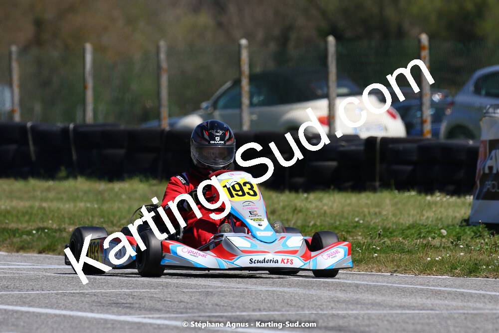 16 & 17/04/2022 : 3ème manche du Championnat du Sud 2022 au circuit d’Aigues-Vives (photos Stéphane Agnus) 2022 — karting