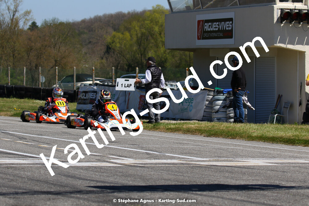 16 & 17/04/2022 : 3ème manche du Championnat du Sud 2022 au circuit d’Aigues-Vives (photos Stéphane Agnus) 2022 — karting