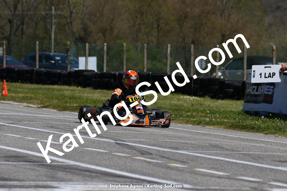 16 & 17/04/2022 : 3ème manche du Championnat du Sud 2022 au circuit d’Aigues-Vives (photos Stéphane Agnus) 2022 — karting